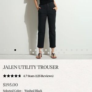 ROWAN - Jalen Women's Utility Pants in Black